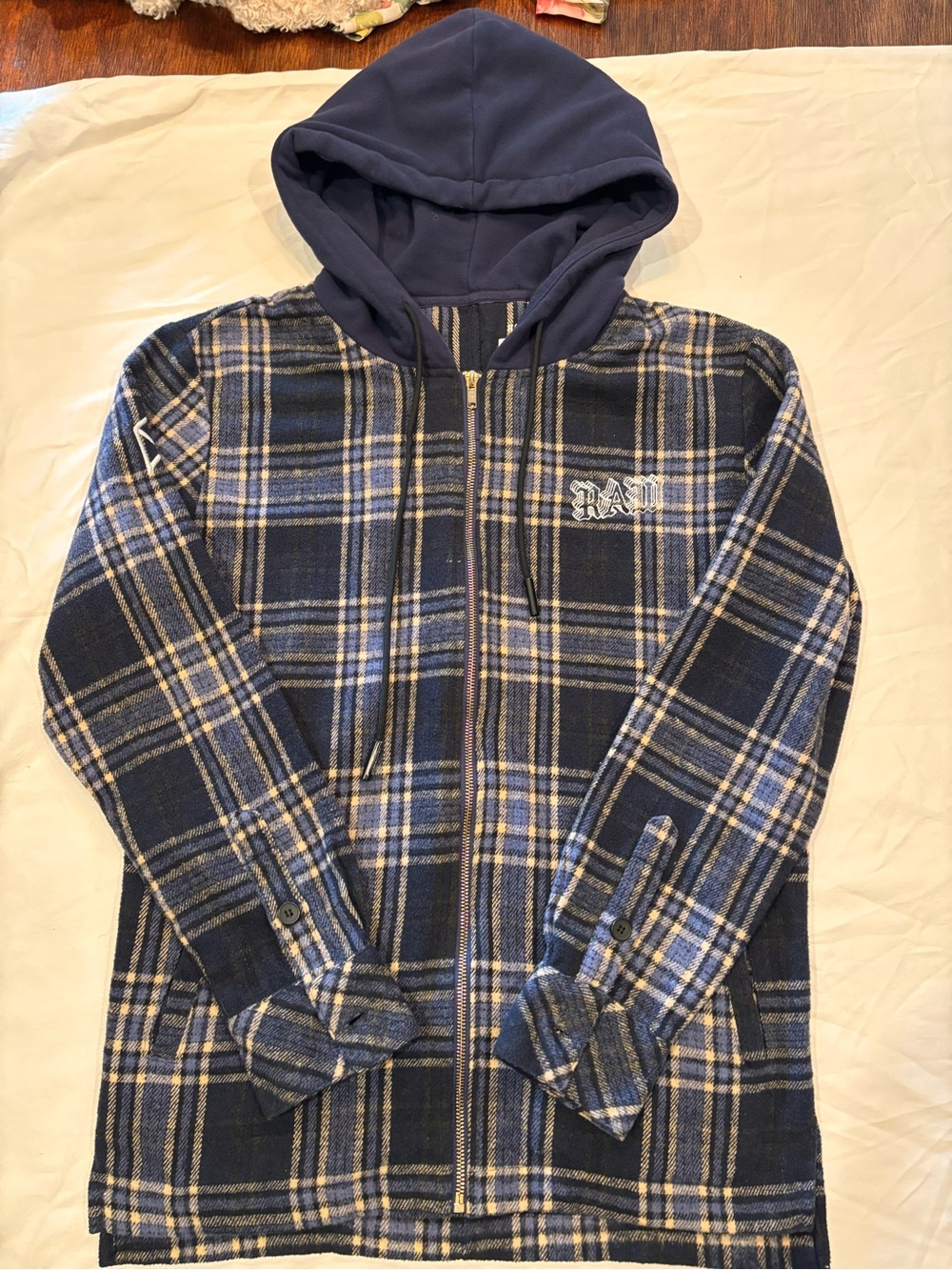 RAW Gear Zip Hooded Flannel